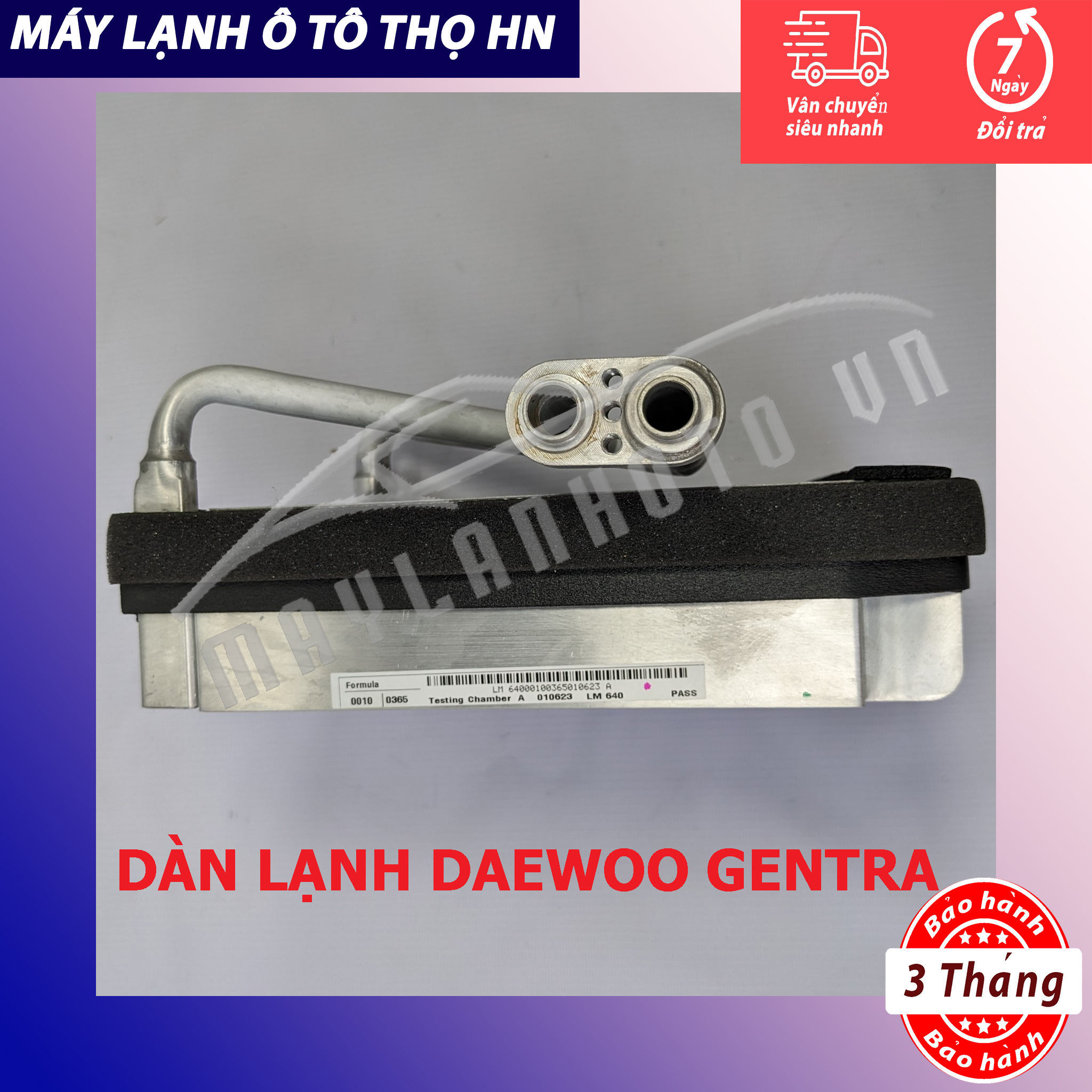 Dàn lạnh DW Gentra - Chevrolet Aveo 2003-2014 hàng xịn Hàn Quốc /Thái Lan 03 04 05 06 07 08 09 10 11 12 13 14