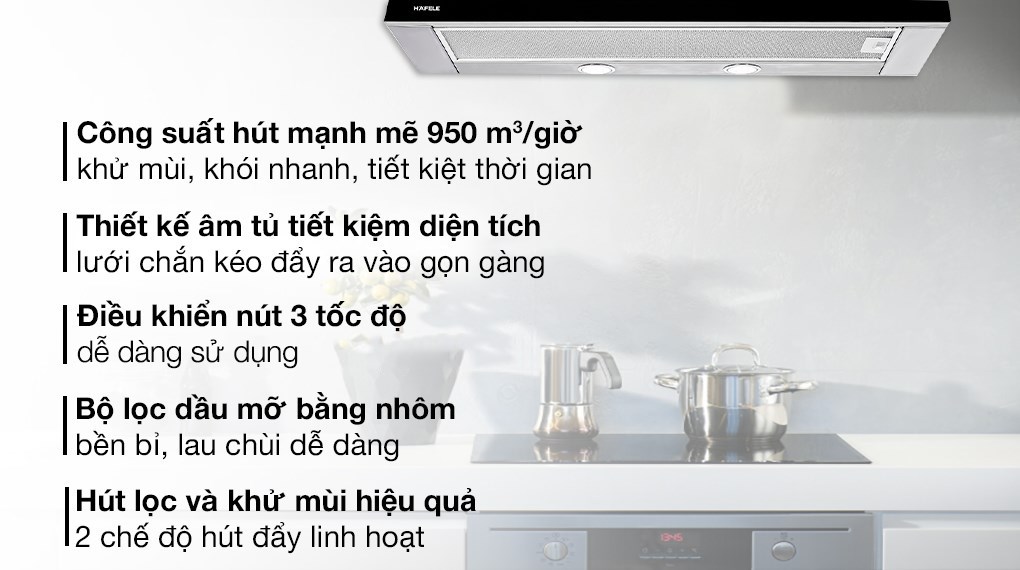 MÁY HÚT MÙI ÂM TỦ HAFELE HH-TG90E -Hàng chính hãng