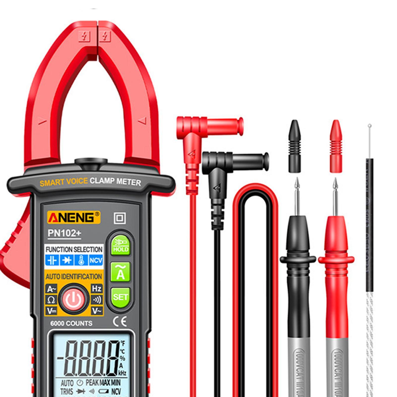 Digital Clamp Meter Resistance Multifunctional Capacitance Voice Clamp Meter