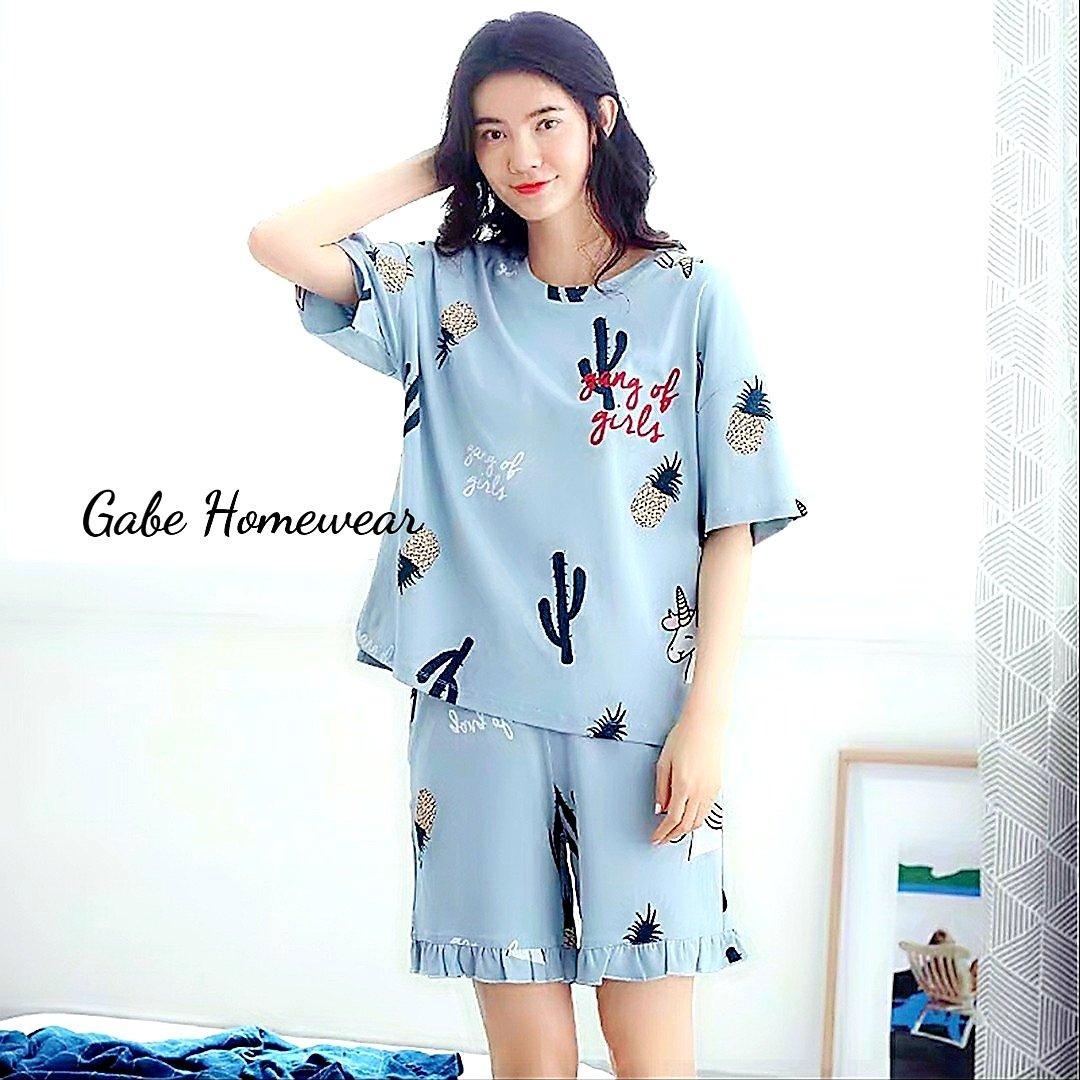 SÉT BỘ THUN MẶC NHÀ NGƯỜI LỚN IN HÌNH CHÚ NGỰA