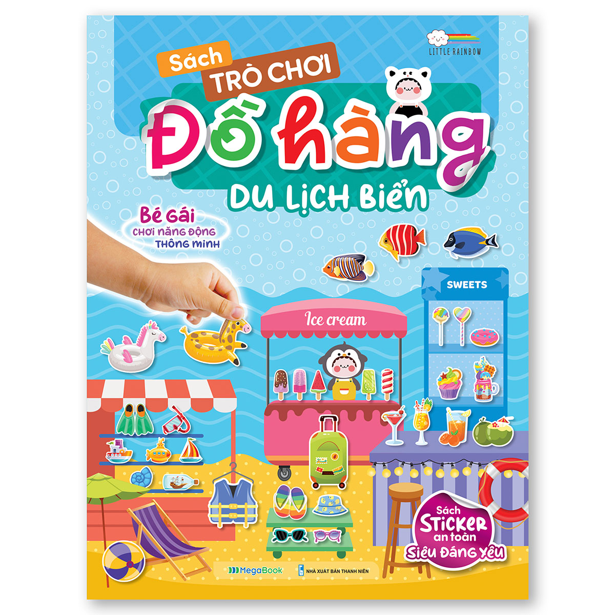 Sách Trò chơi Đồ hàng Du Lịch Biển (Hơn 200 Stickers)