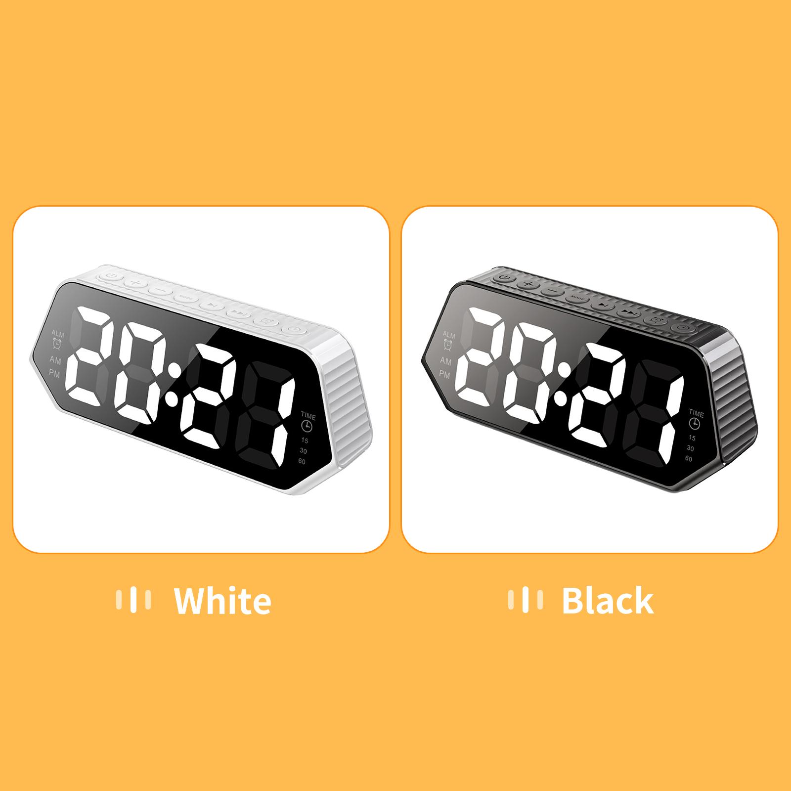 Đồng Hồ Báo Thức Kỹ Thuật Số 6 Âm Thanh Và Màn Hình Đèn Led Thời Gian Tự Động Ngủ