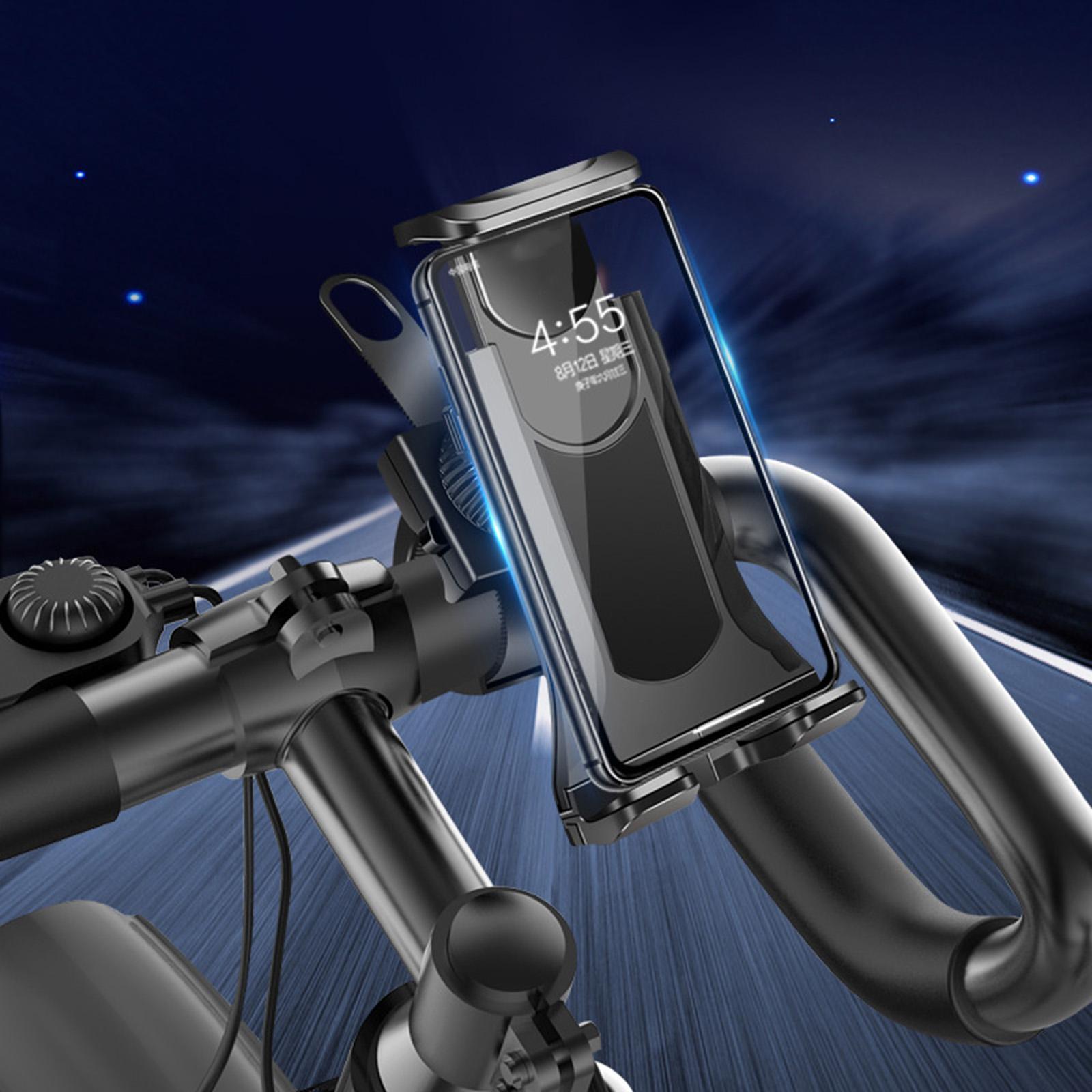 Bike Phone Mount Bracket 360 Degree Rotatable Stable for Outdoor Cell Phone