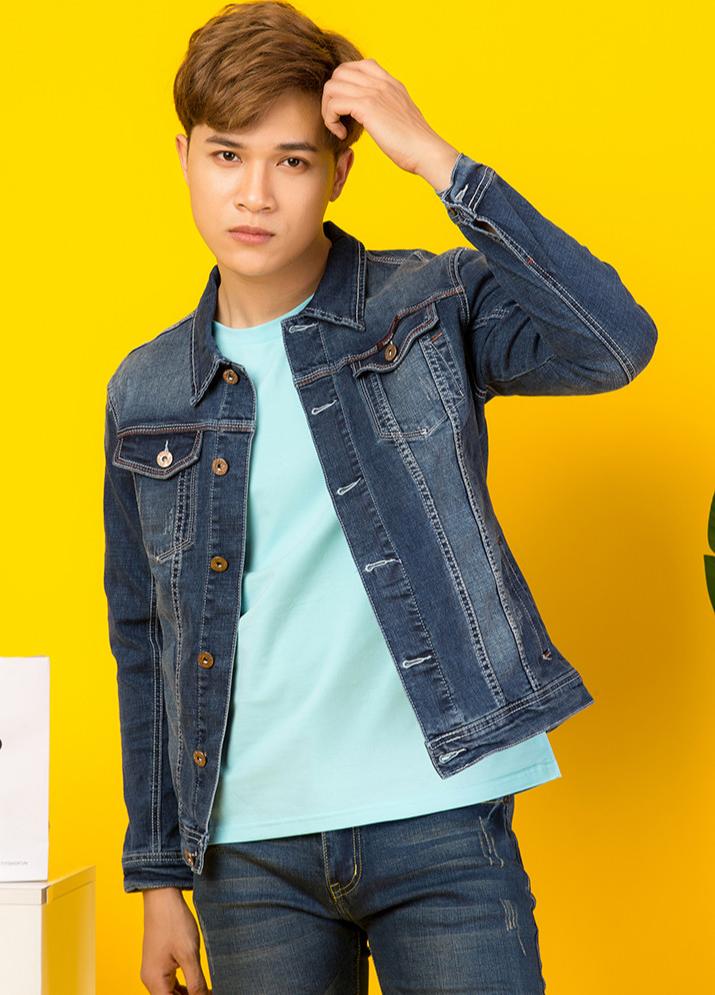Áo khoác jean nam Titishop AKN511