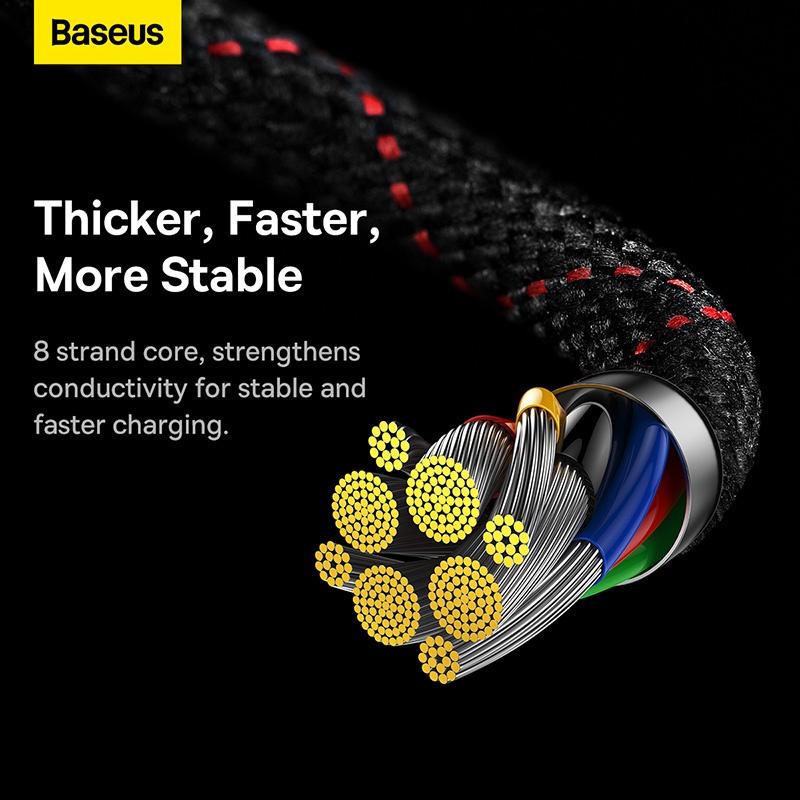 Cáp Sạc Siêu Nhanh 90 Độ Baseus MVP 2 Elbow-shaped Fast Charging Data Cable Type-C to C 100W (Hàng chính hãng)
