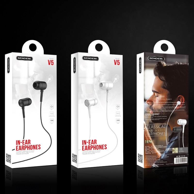 Tai nghe In-Ear Super Bass Sendem V5 - Hàng chính hãng- màu ngẫu nhiên