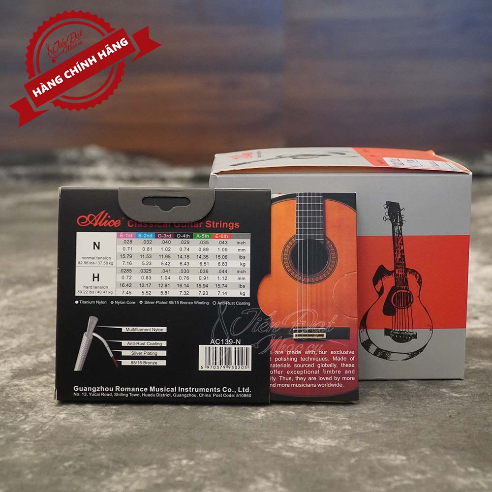 Bộ Dây Đàn Guitar Classic Alice AC139 - Hàng Chính Hãng