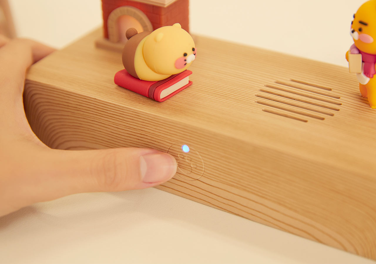 Loa Kèm Đèn Ngủ Ryan & Choonsik KAKAO FRIENDS - Hàng chính hãng