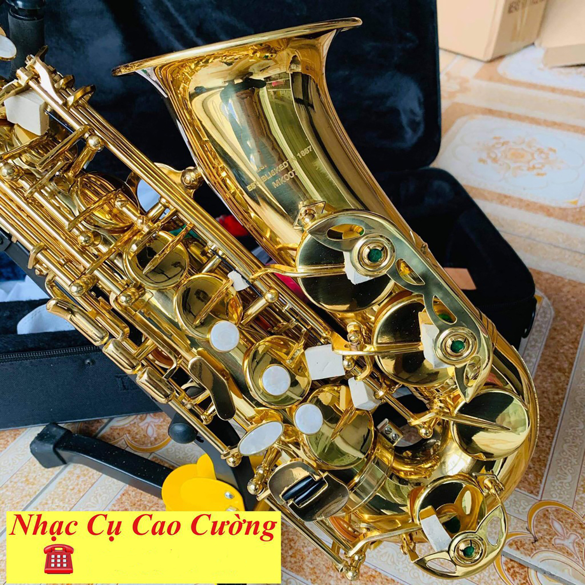 Kèn Saxophone Alto MK007 Màu Vàng