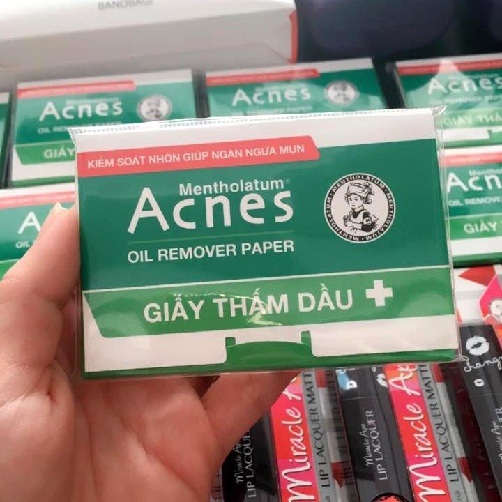 Giấy Thấm Dầu hút nhờn hiệu quả Acnes – Acnes Oil Remover Paper 50 tờ