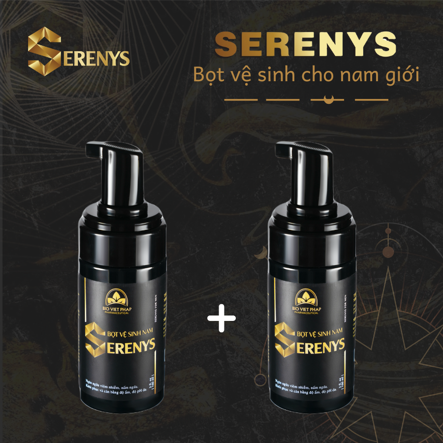 Dung dịch vệ sinh nam Serenys dạng bọt 100ml - Khử mùi hôi ở nam