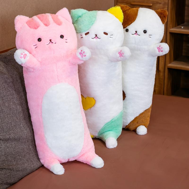 80Cm Kawaii 3 Màu Cát Gối Sang Trọng Đồ Chơi Nhồi Bông Tạm Dừng Ngủ Trưa Văn Phòng Gối Giường Ngủ Ngon, Gối Trang Trí Quà Tặng búp Bê Cho Bé Gái
