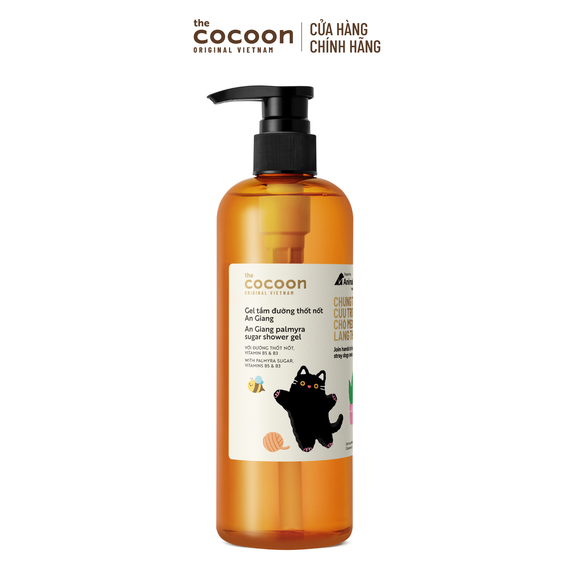 Gel tắm đường thốt nốt An Giang 500ml