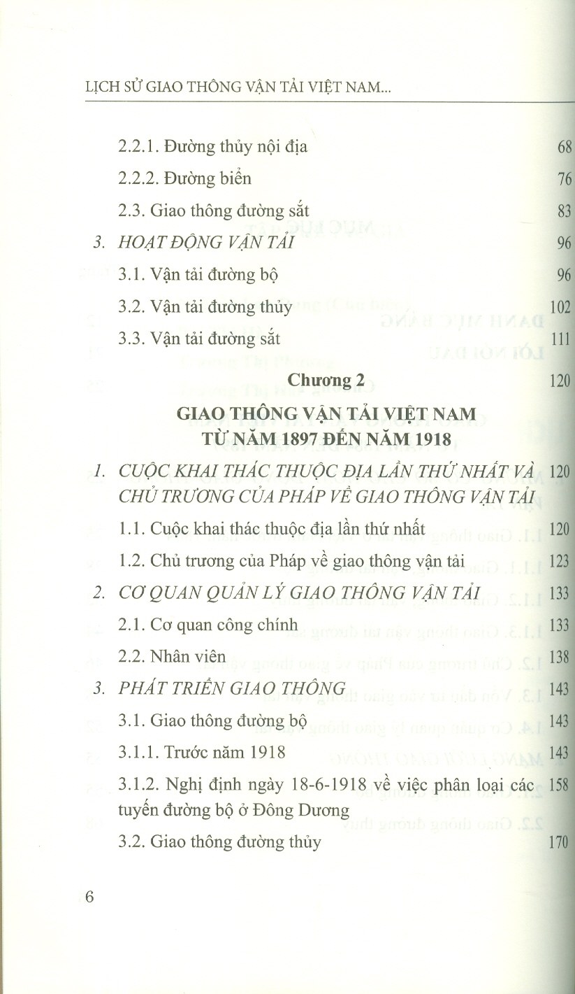 Lịch Sử Giao Thông Vận Tải Việt Nam Từ Năm 1884 Đến Năm 1945 (Sách Chuyên Khảo)