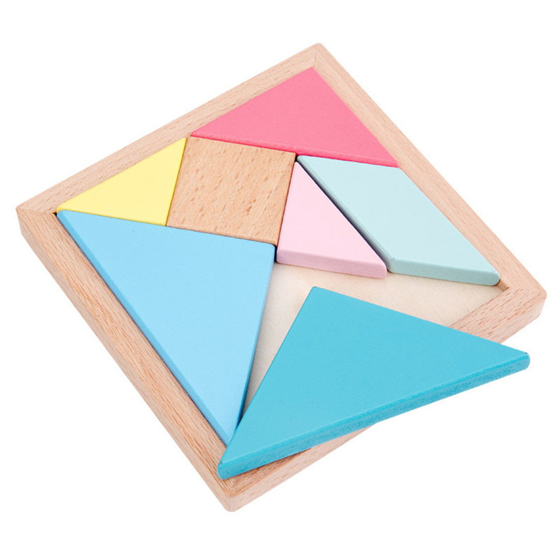 Bộ Xếp Hình Tangram 7 Miếng Thiết Kế Mới Nhất.  Đồ Chơi Giáo Dục Sớm Phát Triển Tư Duy Cho Bé Từ 2 Tuổi ETED20NYN1663