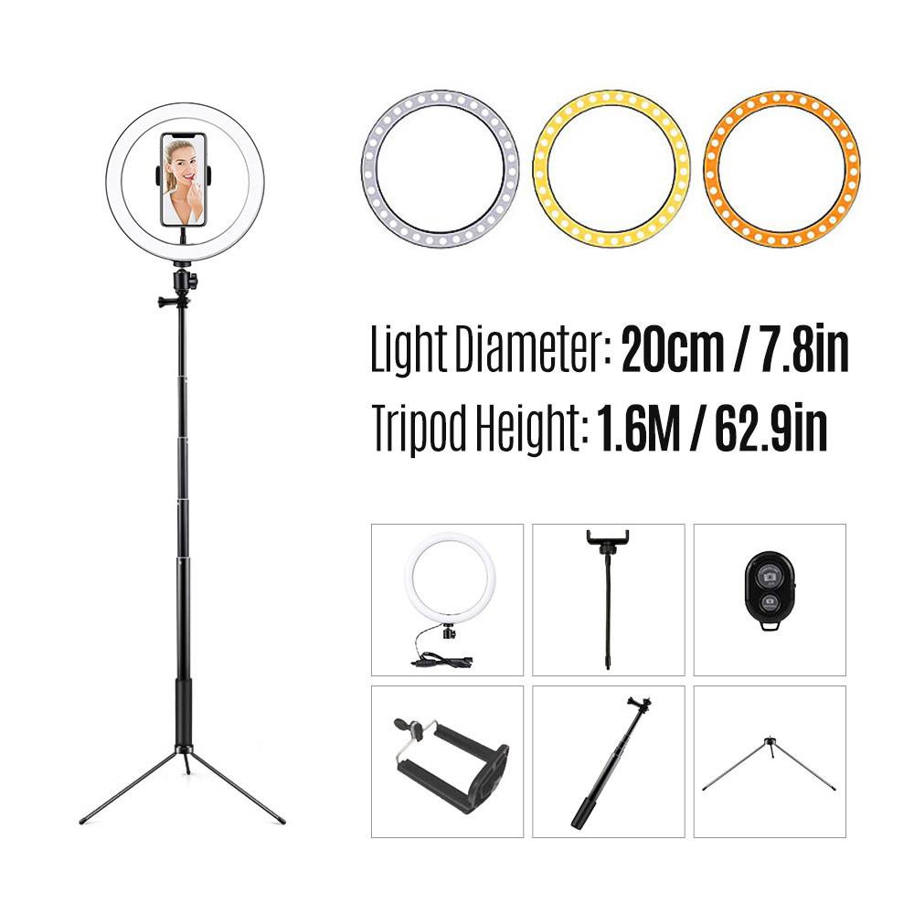 Vòng ánh sáng LED lấp đầy 26cm ánh sáng lấp đầy để chụp ảnh Trang điểm phát trực tiếp