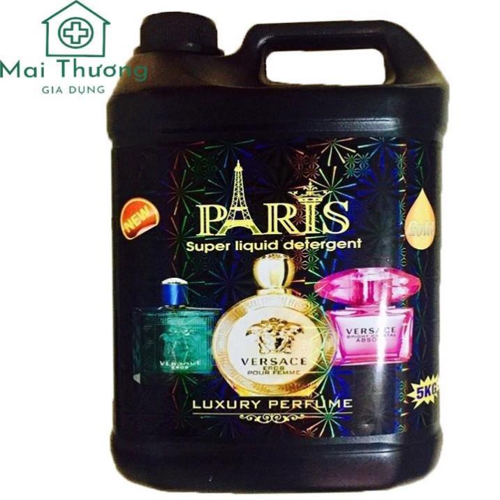 Nước Giặt Quần Áo Paris 5 Lít 5 trong 1 Siêu Lưu hương Dài Lâu