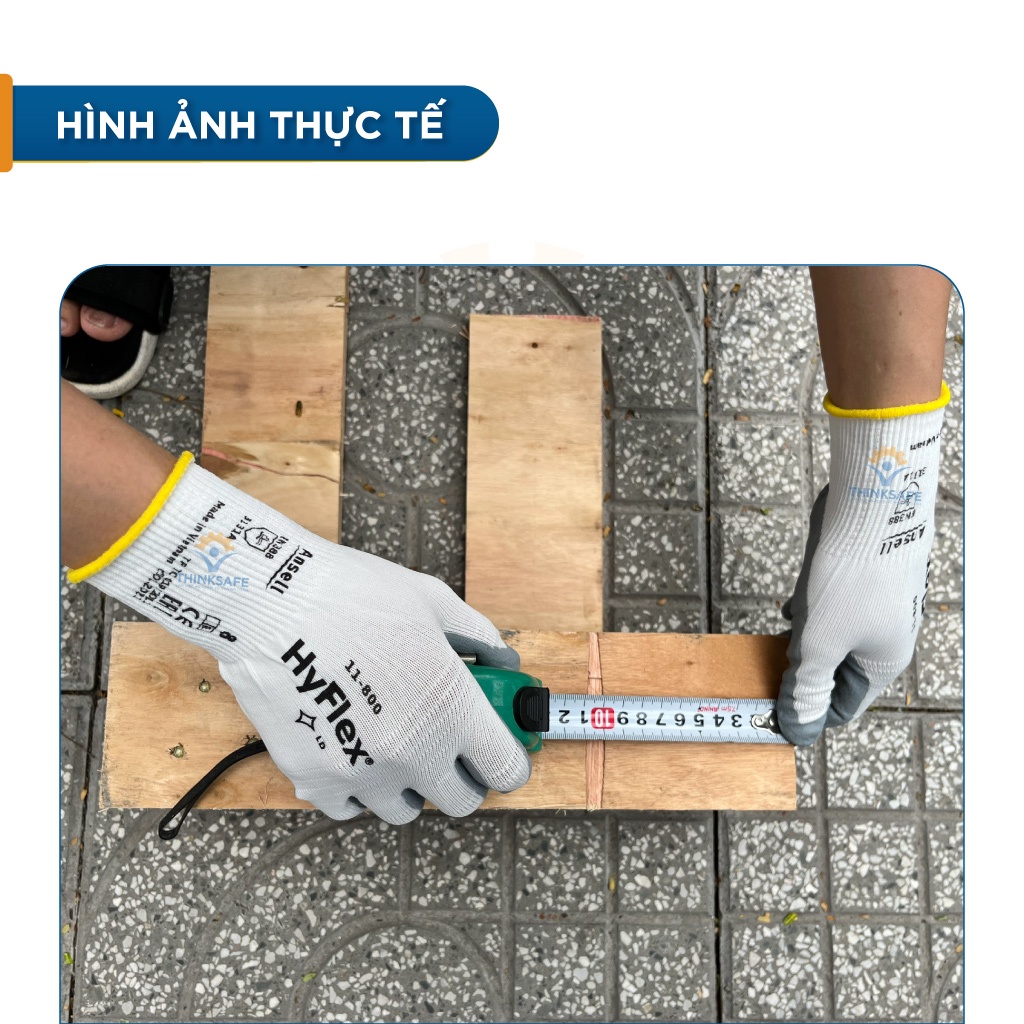 Găng tay đa năng Ansell Hyflex 11-800 bao tay chống dầu nhớt, ôm sát tay, độ khéo léo cao, bao tay bảo hộ lao động cơ khí, kỹ thuật chính xác