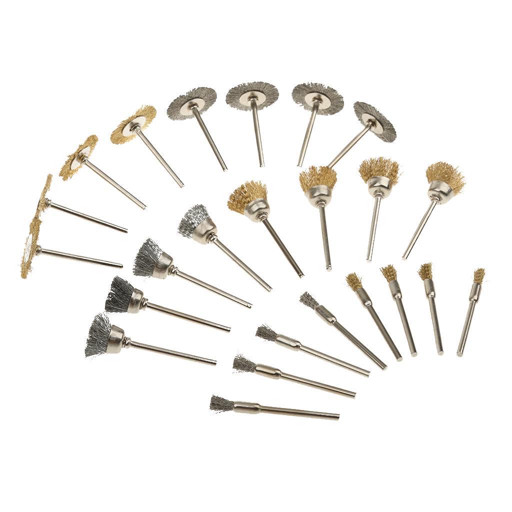 24pcs Polishing Compound Buffing Wheel Pad Brusher Kit Jewelry PolishingTool