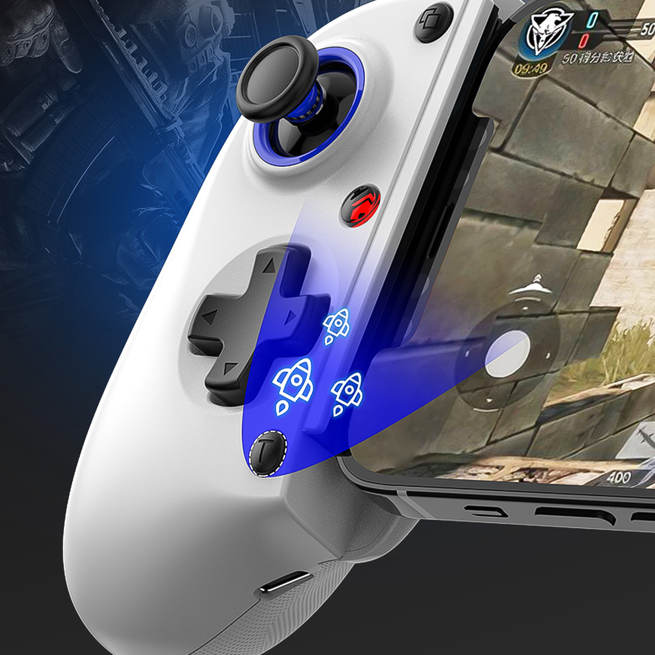 Tay Cầm Chơi Game Vinetteam BSP-D11 / D11S Hỗ Trợ Đa Nền Tảng Điện Thoại ANDROID / IOS / PC / Switch / Máy tính bảng - hàng chính hãng