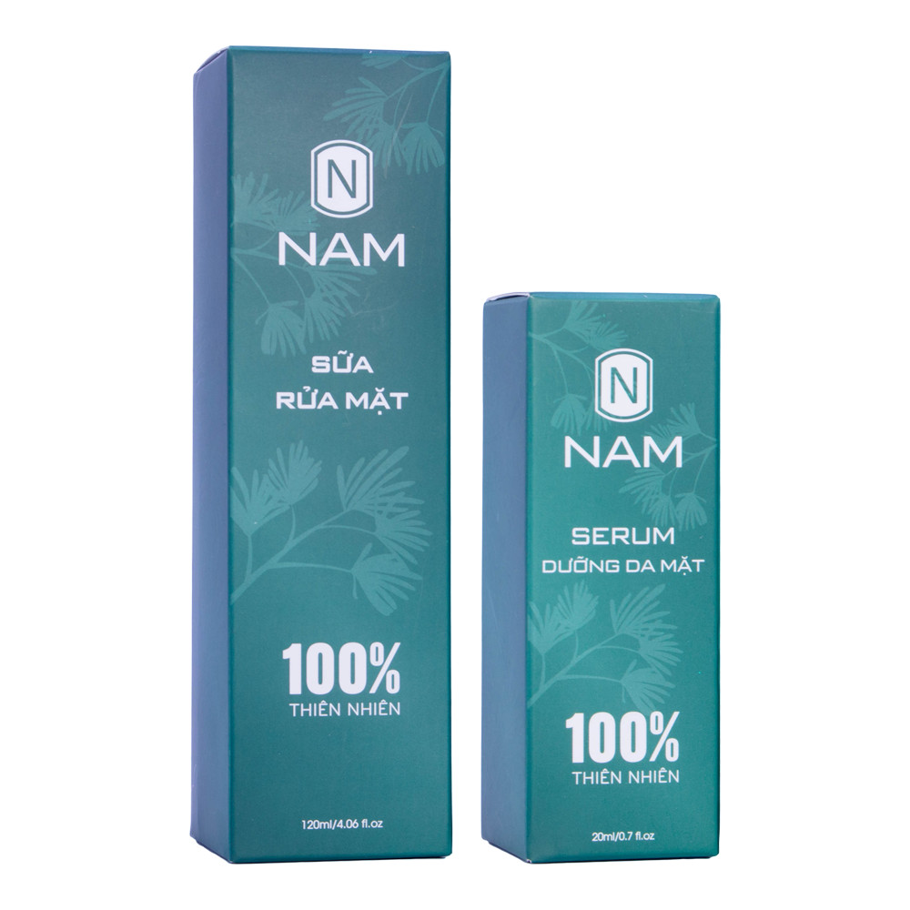 Hình ảnh Combo Dưỡng Da NAM (Sữa Rửa Mặt 120ml - Serum Dưỡng 20ml)