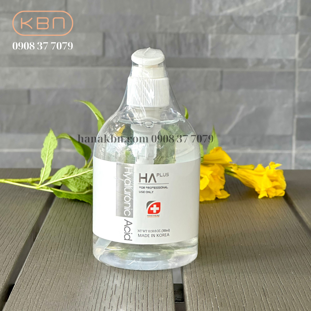 Serum HA Plus 300ml - Cấp Nước, Dưỡng Ẩm, Căng Bóng Da, Mờ Nếp Nhăn