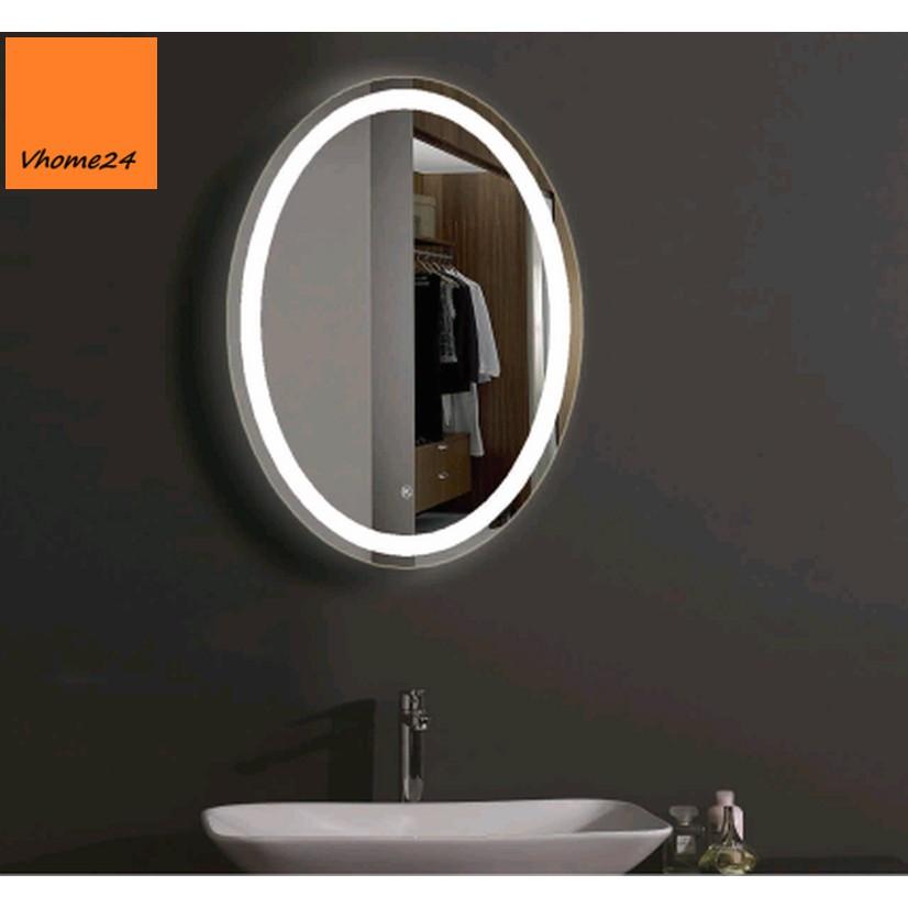 GƯƠNG OVAL ĐÈN LED KHÔNG VIỀN GLE106