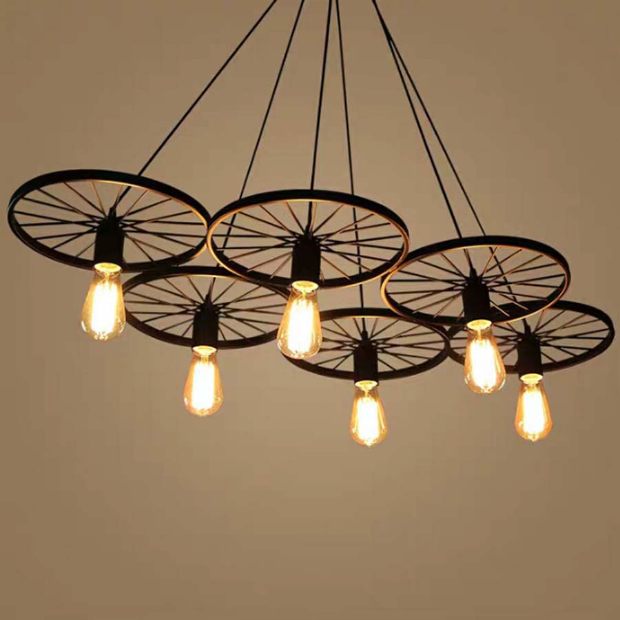 Đèn thả 6 bóng bánh xe SN46