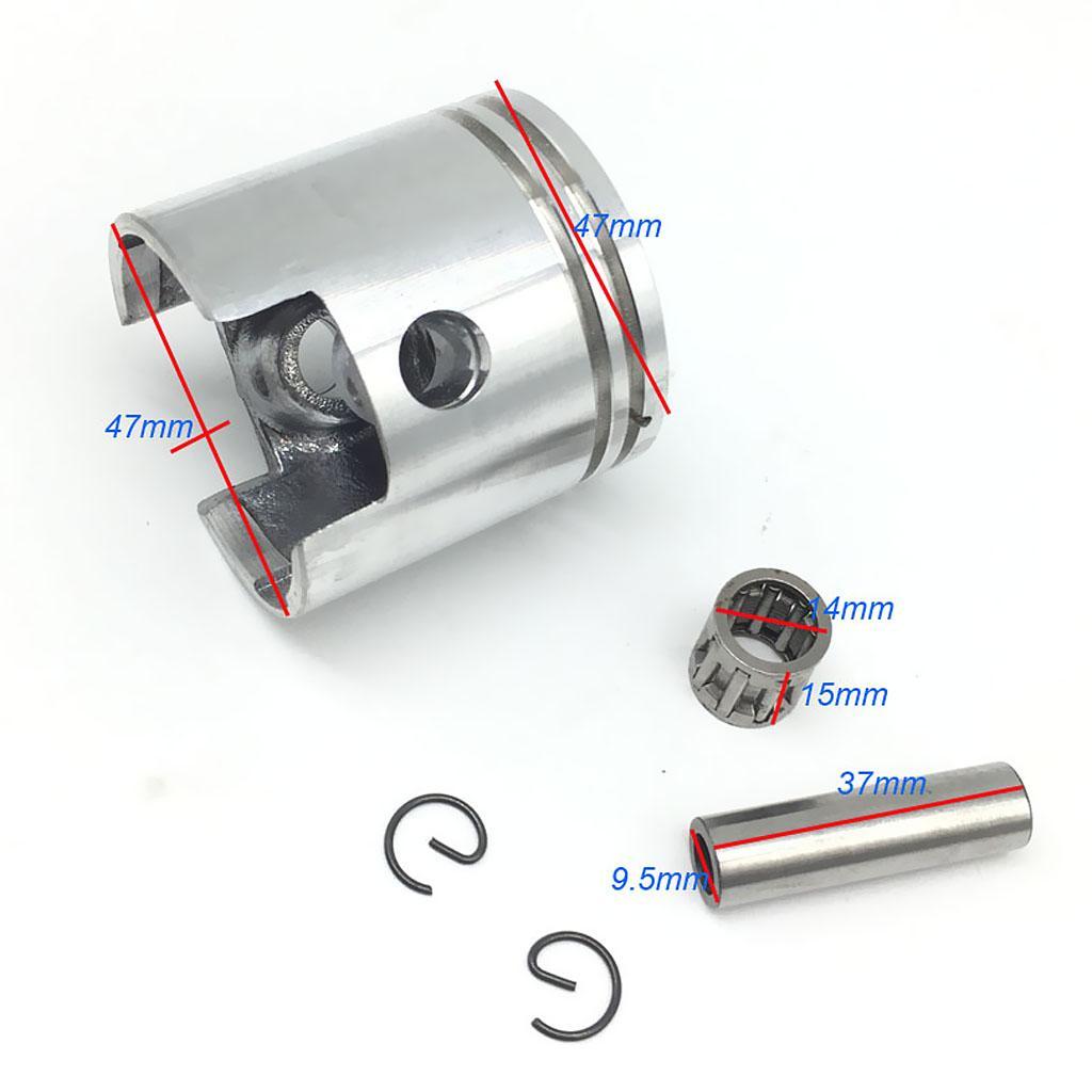 47mm Piston Pin Rings Kit for 80cc 2-Stroke Motorised Bike