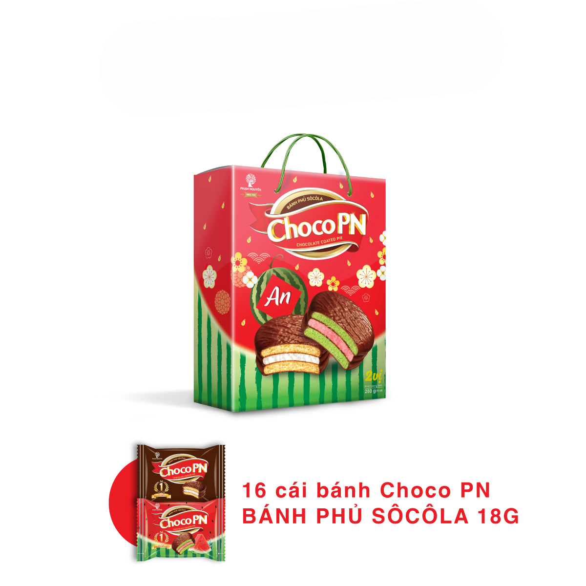 Bánh phủ sôcôla 2 vị AN – Choco PN 280