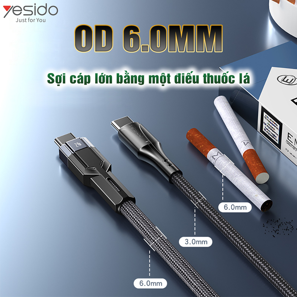 Cáp sạc nhanh 2.4A CA-106 Sợi cáp dày 6MM Siêu bền Siêu chắc Hàng chính hãng