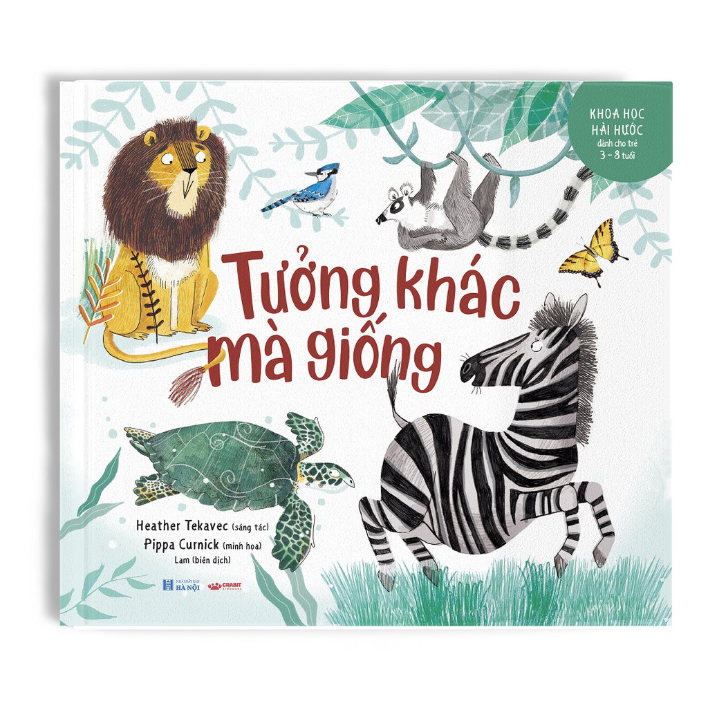 Tưởng khác mà giống - Khoa học hài hước - Crabit Kidbooks