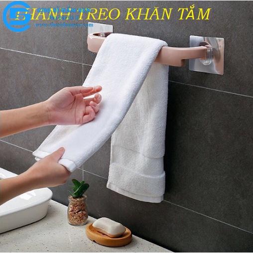 THANH TREO KHĂN, GIÁ TREO KHĂN DÁN TƯỜNG NHÀ TẮM SIÊU CHẮC CHẮN