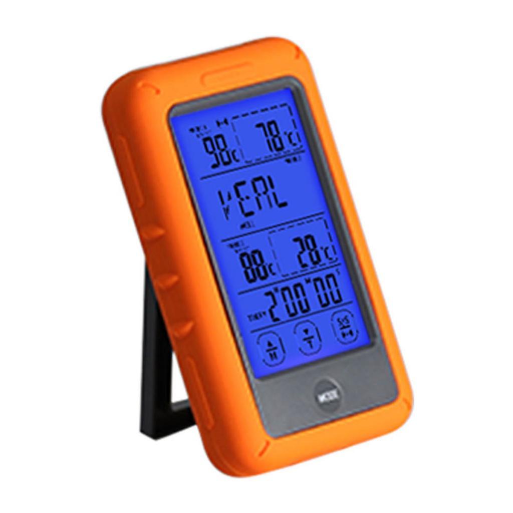 Wireless Remote Digital Food Meat Thermometer Instant Read with Dual Probe for Grill BBQ