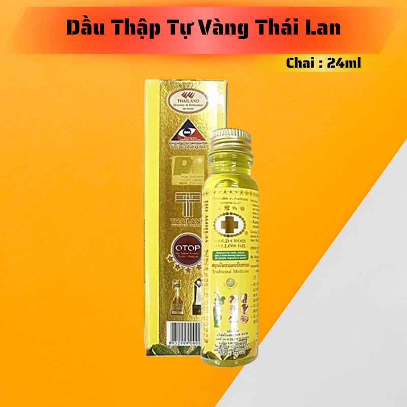 Dầu Thập Tự Vàng Thái Lan 24ml Gold Cross Yellow Oil