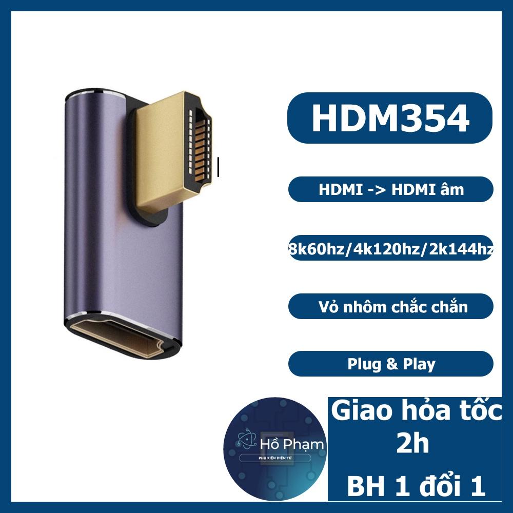 Đầu nối hdmi 4k 8k xoay góc 270 90 độ cho HDTV HDMI, tivi, máy chiếu - Hồ Phạm