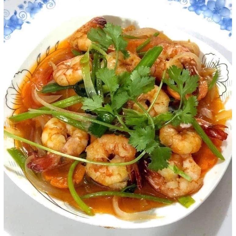 Nõn tôm thẻ giòn thả lẩu làm pizza - 500g