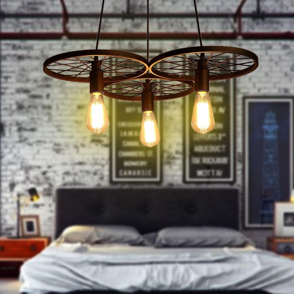 Đèn thả bánh xe ba đẹp giá tốt
