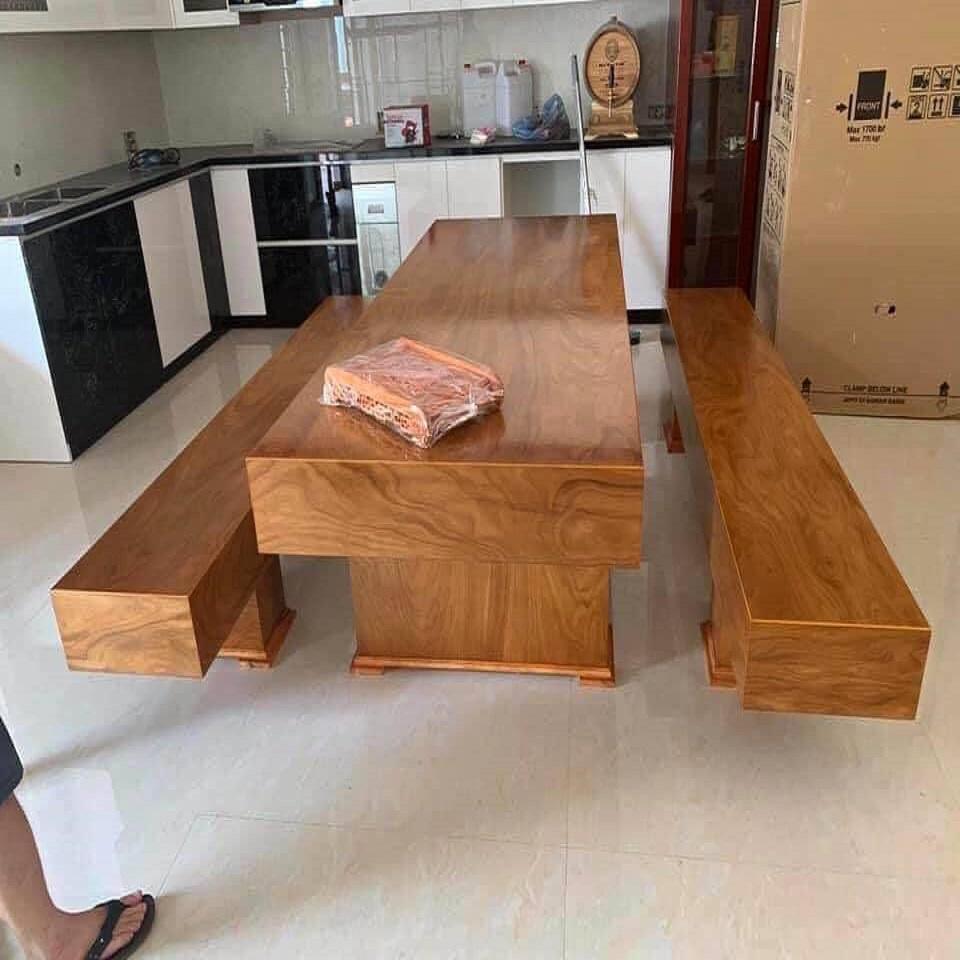 Bàn Ghế K3 Gỗ Cẩm Vàng