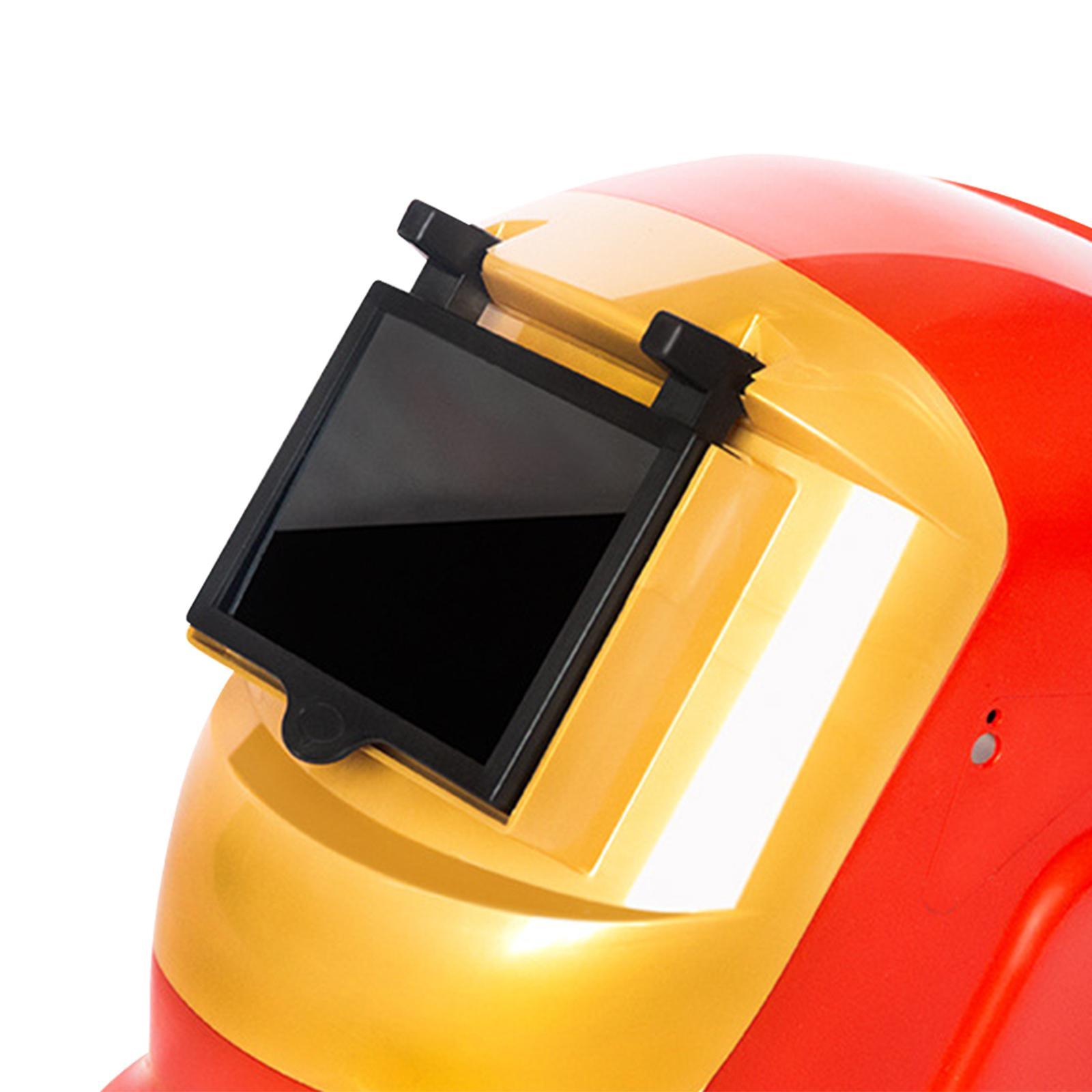 Auto Welding Hood Adjustable Heat Resistant Large View Portable