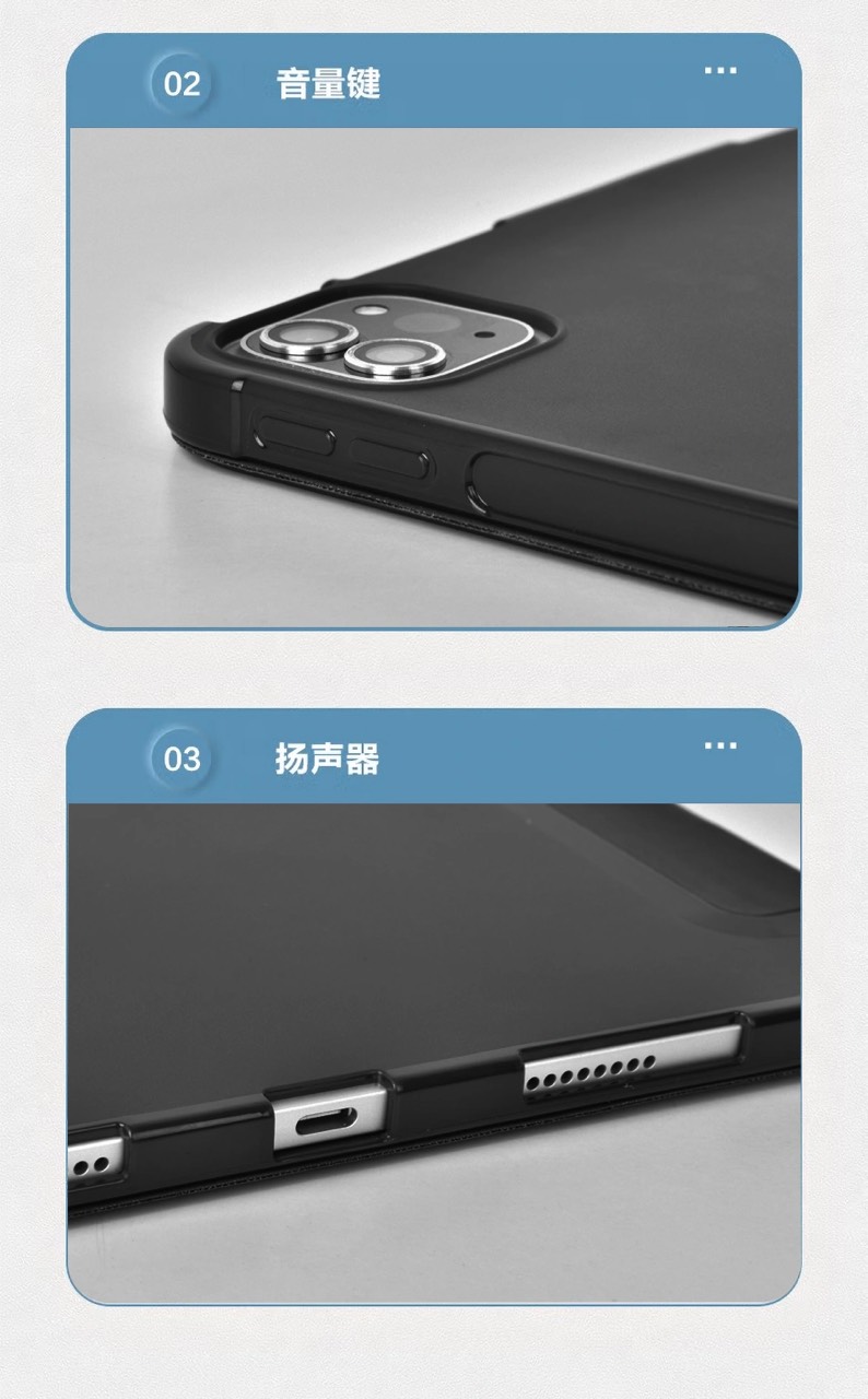 Bao da Wiwu Classic II Case GF-02 dành cho Ipad vỏ siêu mỏng, thiết kế gập ba, có khe để bút tích hợp - Hàng chính hãng