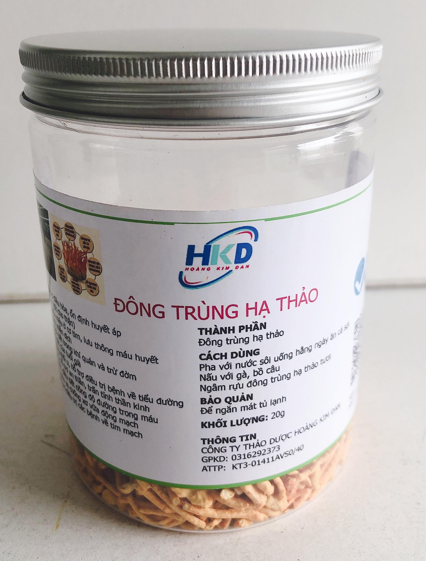 Đông trùng hạ thảo sấy thăng hoa (10gr)