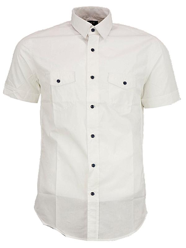 Áo Sơ Mi Tay Ngắn H&amp;M Slim Fit Shirt - SIZE S/M