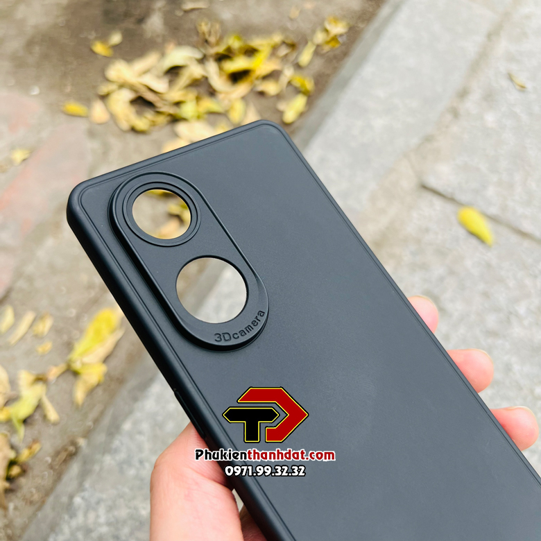Ốp lưng 3D Camera cho OPPO Reno8 T 5G silicone dẻo bảo vệ camera sau