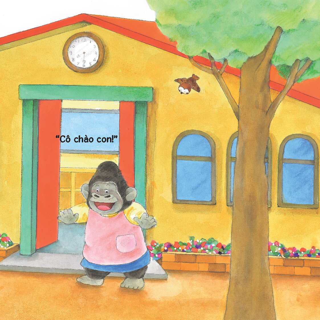 Trường mẫu giáo vui nhộn - Sách tranh ehon Gấu con Kuma - Những chuyện nhỏ hàng ngày