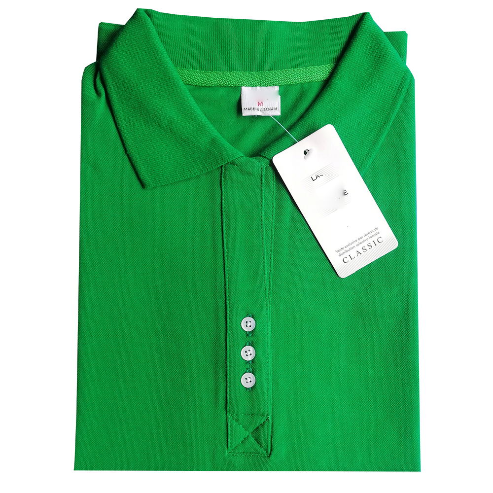 Áo thun cá sấu nữ cotton co giãn 4 chiều hàng xuất khẩu màu sắc phong phú