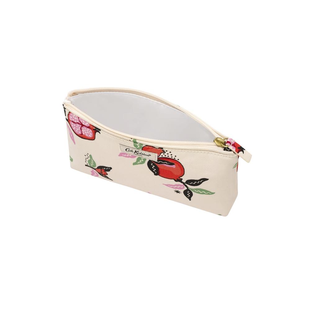 Cath Kidston - Túi đựng mỹ phẩm/Zip Make Up Bag - Pomegranate - Cream -1049619