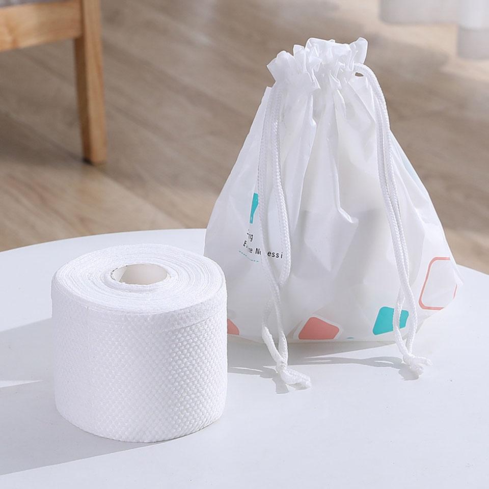 Khăn mặt dạng nén chất liệu vải không dệt dày dặn dùng một lần tiện lợi khi đi du lịch