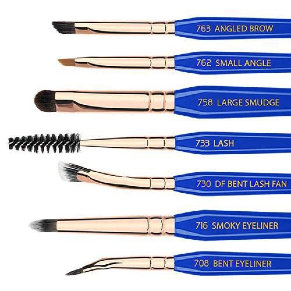 Bộ Cọ Trang Điểm Bdellium GOLDEN TRIANGLE EYES ONLY COMPLETE 15PC. BRUSH SET WITH POUCH