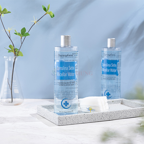 Nước tẩy trang Pharmaform Spirulina Sebo Micellar Water (500ml) - Hàng chính hãng